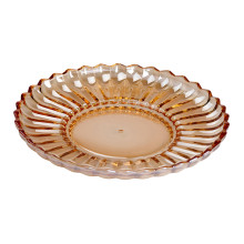 Блюдо сервировочное Ø 28 стеклянное прозрачное для подачи закусок, десертов, фруктов HP-YH-52 Блюдо сервировочное Ø 28 стеклянное прозрачное для подачи закусок, десертов, фруктов HP-YH-52