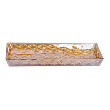 Блюдо для закусок стеклянное 27,5*13,5*2,5 см квадратное HP-YH-55 Блюдо для закусок стеклянное 27,5*13,5*2,5 см квадратное HP-YH-55