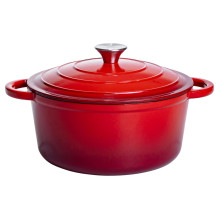 Кастрюля чугунная эмалированная 5 л, красный Yiwu HP-FLG-2 RED (LG-HP-FLG-2 RED) Кастрюля чугунная эмалированная 5 л, красный Yiwu HP-FLG-2 RED (LG-HP-FLG-2 RED)
