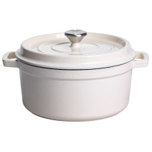 Кокотница чугунная эмалированная 4,5 л, бежевый Yiwu HP-FLG-4 WHITE (LG-HP-FLG-4 WHITE) Кокотница чугунная эмалированная 4,5 л, бежевый Yiwu HP-FLG-4 WHITE (LG-HP-FLG-4 WHITE)