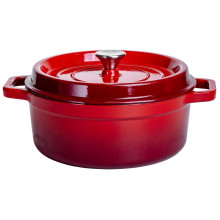 Кокотница чугунная эмалированная 5,5 л, красный Yiwu HP-FLG-5 RED (LG-HP-FLG-5 RED) Кокотница чугунная эмалированная 5,5 л, красный Yiwu HP-FLG-5 RED (LG-HP-FLG-5 RED)