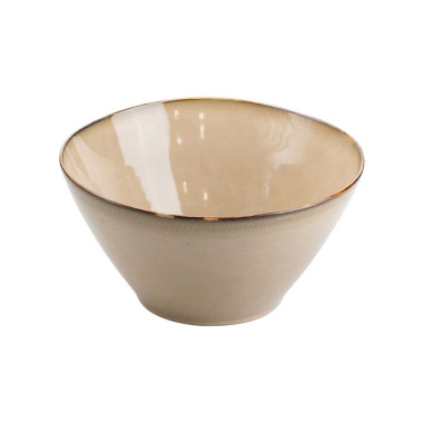 Салатниця 22,5 см у стилі ретро, бежевий HP23376 (LG-2183918569)