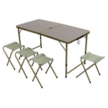 Раскладной стол + 4 стула кемпинговый набор для пикника, рыбалки, отдыха, туризма Зеленый JY-12060GR (LG-JY-12060GR) Раскладной стол + 4 стула кемпинговый набор для пикника, рыбалки, отдыха, туризма Зеленый JY-12060GR (LG-JY-12060GR)