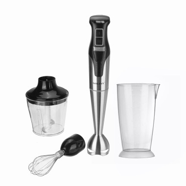 Блендер ручний занурювальний з нержавіючої сталі Sokany універсальний 4 в 1 металевий 1000 Вт смузі мейкер потужний SK-758-4 (LG-2303821301)