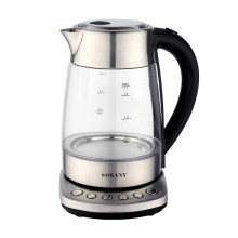 Електрочайник Sokany SK-09003 з підсвічуванням 1,7 л прозорий (LG-2082883238)