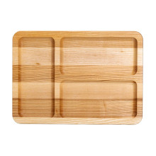 Дошка для подачі дерев'яна 30×20 см прямокутна на 3 секції, ясен (LG-T31W200) Дошка для подачі дерев'яна 30×20 см прямокутна на 3 секції, ясен (LG-T31W200)