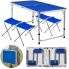 Стол для пикника раскладной Folding Table с стульями Синий