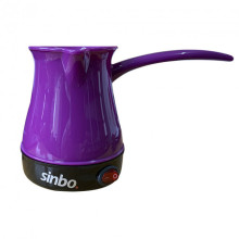 Турка электрическая кофеварка SINBO SCM-2928 переносная ручная 600 Вт Фиолетовый