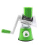 Овощерезка ручная для дома механическая кухонная для овощей Tabletop Drum Grater Kitchen Master Зеленая