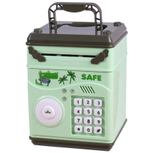 Электронная детская копилка Сейф Piggy Bank с кодовым замком Зеленый