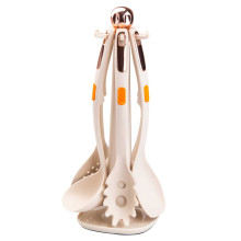 Набір кухонного приладдя на підставці 6 шт бежевий HP27473K (LG-2183918608) Набір кухонного приладдя на підставці 6 шт бежевий HP27473K (LG-2183918608)