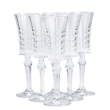 Келихи для шампанського на високій ніжці 6 штук HP51A (LG-2148787597)