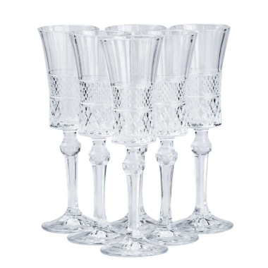 Келихи для шампанського на високій ніжці 6 штук по 145 мл HP51B (LG-2148787598)