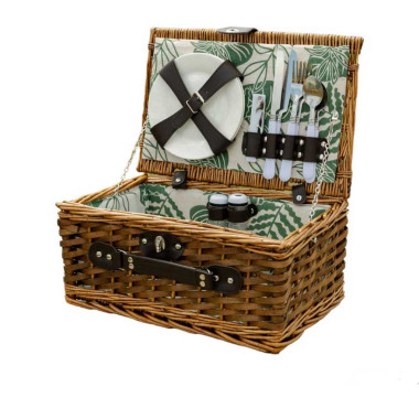 Кошик для пікніка на 2 персони 38 x 26 x 18 см LU010 (LG-LU010)