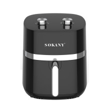 Аерогриль-фрітюрниця SOKANY 6.5 літрів 1500 Вт, чорна SK10024 (LG-2114460277)