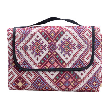 Килимок для пікніка жакардовий, червоний LU012R (LG-LU012R)