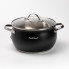 Набір посуду для приготування з нержавіючої сталі 12 предметів, чорний HP33548 (LG-HP33548)