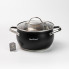 Набір посуду для приготування з нержавіючої сталі 12 предметів, чорний HP33548 (LG-HP33548)