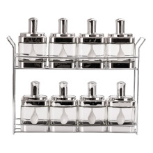 Банки для сипучих продуктів набір з 8 шт скляні ємності для зберігання з кришкою і ложкою HP531FS1034Y (LG-HP531FS1034Y) Банки для сипучих продуктів набір з 8 шт скляні ємності для зберігання з кришкою і ложкою HP531FS1034Y (LG-HP531FS1034Y)