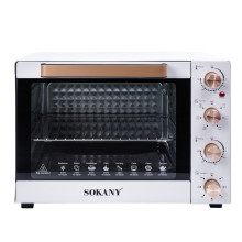 Настільна електродуховка для дому 60 л електропіч, духова піч Sokany 1700 Вт духовка SK10010 (LG-SK10010)