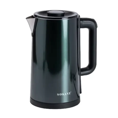 Електрочайник Sokany SK-09018 3 літри Зелений (LG-SK-09018GR)