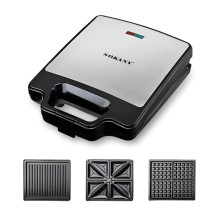 Мультипекар Sokany SKBBQ852 з насадками 1400 Вт (LG-SKBBQ852)