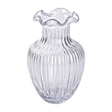Скляна ваза, декоративна, 21,5 см HP-1700 (LG-2350684484)