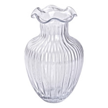 Скляна ваза, декоративна фігурка 24,5 см, прозора HP-1701 (LG-2350684485) Скляна ваза, декоративна фігурка 24,5 см, прозора HP-1701 (LG-2350684485)