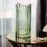Декоративна ваза із зеленого скла із золотим обідком 24,5 см HP-1715 (LG-2350684499)