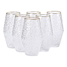 Набір з 6 склянок, 600 мл, для лимонаду, води, соку та коктейлів HP-16-2 (LG-2350684516) Набір з 6 склянок, 600 мл, для лимонаду, води, соку та коктейлів HP-16-2 (LG-2350684516)