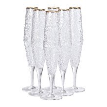Келихи для шампанського 250 мл, висока ніжка, набір із 6 штук HP-16-4 (LG-2350684518) Келихи для шампанського 250 мл, висока ніжка, набір із 6 штук HP-16-4 (LG-2350684518)