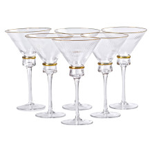 Набір із шести бокалів для мартіні об'ємом 300 мл (висока ніжка) HP-16-6 (LG-2350684520) Набір із шести бокалів для мартіні об'ємом 300 мл (висока ніжка) HP-16-6 (LG-2350684520)
