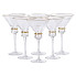 Набір із шести бокалів для мартіні об'ємом 300 мл (висока ніжка) HP-16-6 (LG-2350684520)