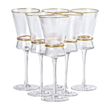 Набір з 6 келихів з високими тонкими ніжками, 300 мл, для вина HP-16-7 (LG-2350684521)