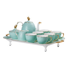 Чайний сервіз на 6 персон, бірюзовий HP-15-3 (LG-2350684543) Чайний сервіз на 6 персон, бірюзовий HP-15-3 (LG-2350684543)