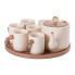Чайний набір на 6 персон із порцелянаовою підставкою HP-15-24 (LG-2350684562)