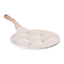 Сковорода з антипригарним покриттям 26 см для млинців, яєць та оладок 7-сегментна кругла бежева HP-39-582-W (LG-2350684615) Сковорода з антипригарним покриттям 26 см для млинців, яєць та оладок 7-сегментна кругла бежева HP-39-582-W (LG-2350684615)