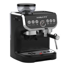 Еспресо-машина rапучинатор із кавомолкою gрофесійна електрична еспресо-машина Sokany 2 л SK-6866 (LG-2355584677) Еспресо-машина rапучинатор із кавомолкою gрофесійна електрична еспресо-машина Sokany 2 л SK-6866 (LG-2355584677)