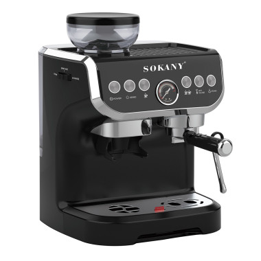 Еспресо-машина rапучинатор із кавомолкою gрофесійна електрична еспресо-машина Sokany 2 л SK-6866 (LG-2355584677)