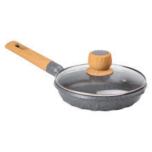 Мармурова алюмінієва сковорода з антипригарним покриттям 1 літр Ø 20 см сіра MGC HP-4-421G (LG-2358506298)