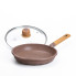 Алюмінієва сковорода 2,8 л з мармуровим антипригарним покриттям Ø 28 см кавова MGC HP-4-425CO (LG-2358506312)