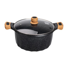 Велика алюмінієва каструля об'ємом 11 літрів з кришкою Ø32 см з антипригарним покриттям MGC HP-4-435B (LG-2358506346) Велика алюмінієва каструля об'ємом 11 літрів з кришкою Ø32 см з антипригарним покриттям MGC HP-4-435B (LG-2358506346)