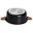 Алюмінієва каструля з керамічним покриттям антипригарним 7.7 л Ø 30 см чорна MGC HP-4-455B (LG-2358506373)
