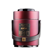 Термос для їжі з 2 контейнерами з нержавіючої сталі на 1.5 літра червоний HP156R (LG-2394098884) Термос для їжі з 2 контейнерами з нержавіючої сталі на 1.5 літра червоний HP156R (LG-2394098884)