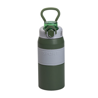 Термос Sport з нержавіючої сталі 600 мл зелений HP-14-5GR (LG-2394098829)