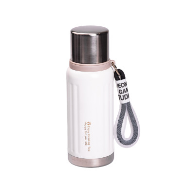 Термос Enjoy з нержавіючої сталі 600 мл білий HP-14-9W (LG-2394098841)