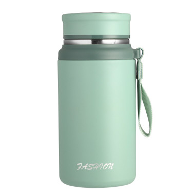 Термос Fashionна з датчиком температури 700 мл Оливковий (LG-2394098867)