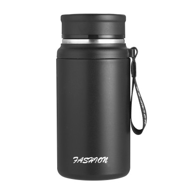 Термос Fashionна з датчиком температури 700 мл Чорний (LG-2394098868)