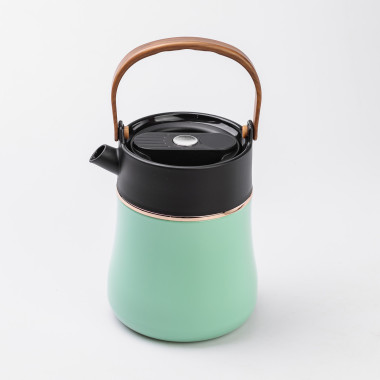 Чайник термос із датчиком температури та вакуумною ізоляцією 700 мл м'ятний (LG-2394098873)