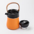 Чайник термос із датчиком температури та вакуумною ізоляцією 700 мл помаранчевий (LG-2394098874)